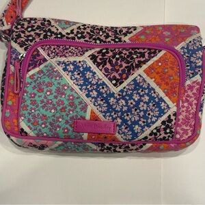 Vera Bradley Pink and Blue Floral Crossbody purse